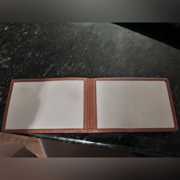 LV Brown Taiga Leather Card Case ID Holder Wallet - Picture 3 of 7